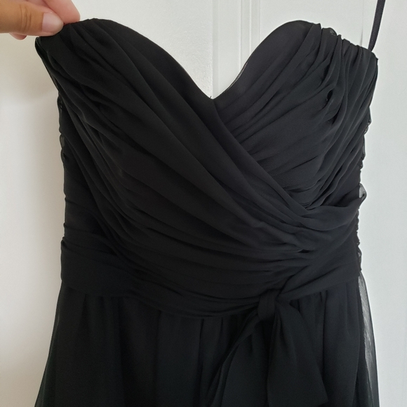 Strapless black prom/bridesmaid dress - Picture 3 of 6